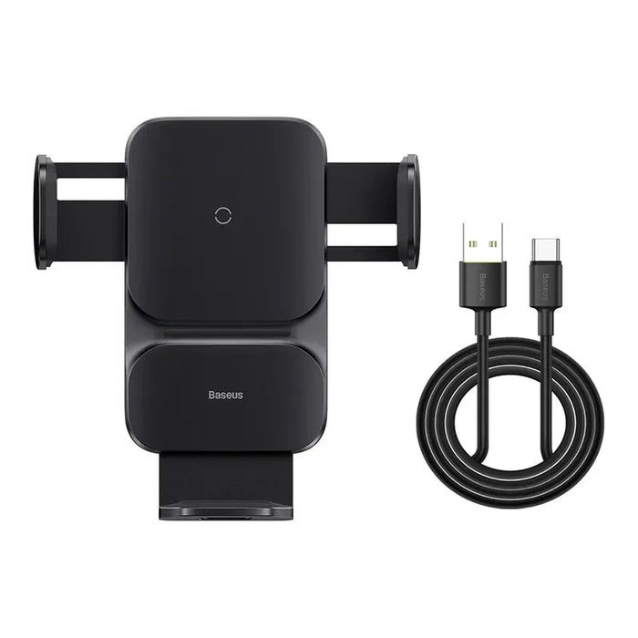 Baseus Wisdom Wireless Charging Air vent Electric Car Phone Holder (black) - Phone holders<<<Car