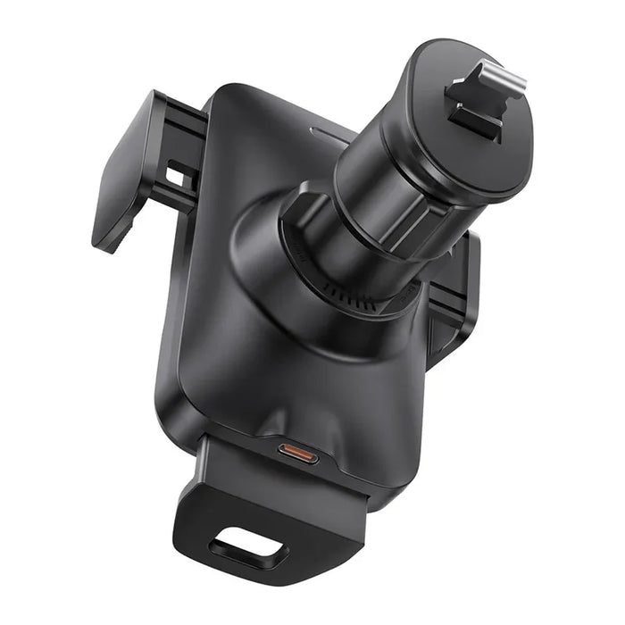 Baseus Wisdom Wireless Charging Air vent Electric Car Phone Holder (black) - Phone holders<<<Car