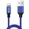 Baseus Yiven Lightning Cable 120cm 2A (Blue) - USB to Lightning<<<USB cables<<<GSM Accessories<<<InnproXML