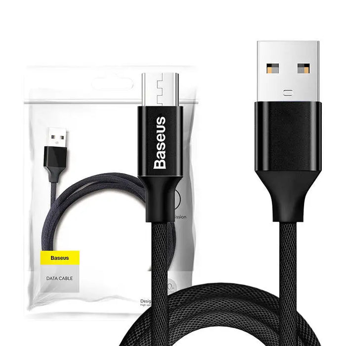 Baseus Yiven Micro USB cable 150cm 2A - Black - USB to Micro USB<<<USB cables<<<GSM Accessories<<<InnproXML