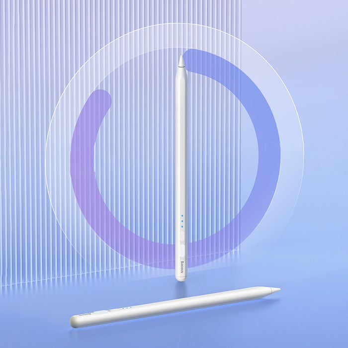 Smooth Writing Stylus with LED Indicators (Active) White