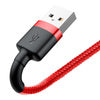 Baseus Cafule USB Lightning cable 2.4A 1m (black + red)