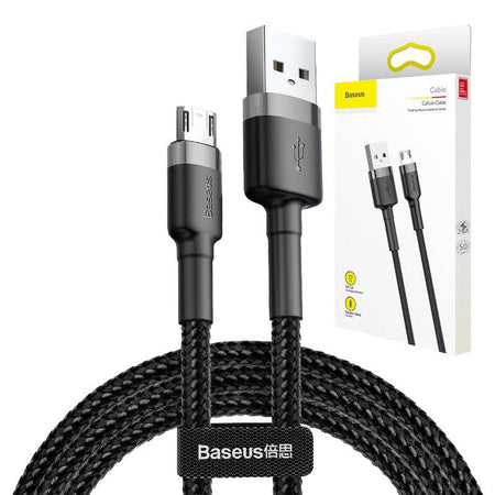 Baseus Cafule Micro USB cable 1.5A 2m (Gray + Black)