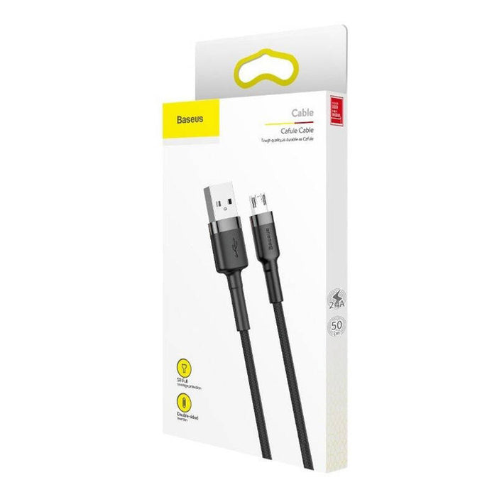 Baseus Cafule Micro USB cable 1.5A 2m (Gray + Black)