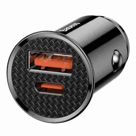 Car Charger Baseus Circular PD QC4.0+ 5A 30W (czarna)