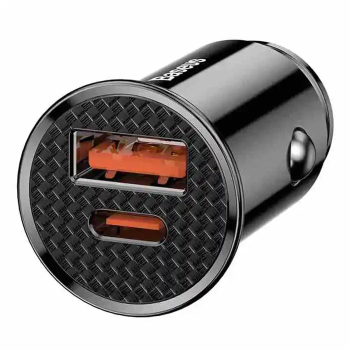 Car Charger Baseus Circular PD QC4.0+ 5A 30W (czarna)