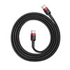 Baseus Cafule Cable USB-C PD 2.0 QC 3.0 60W 2m (Black+Red)