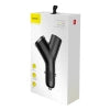 Baseus Y Type Car Charger 2xUSB 3,4A 40W (black)