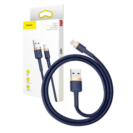 Baseus Cafule Lightning cable 2.4A 1m (Gold+Dark blue)