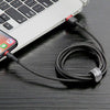 Baseus Cafule USB Lightning Cable 2,4A 0,5m (Red+Black)
