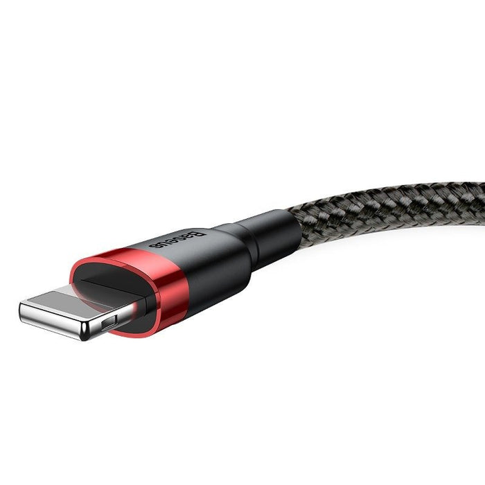 Baseus Cafule USB Lightning Cable 2,4A 0,5m (Red+Black)