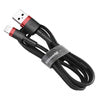 Baseus Cafule USB Lightning Cable 2.4A 1m (Red+Black)