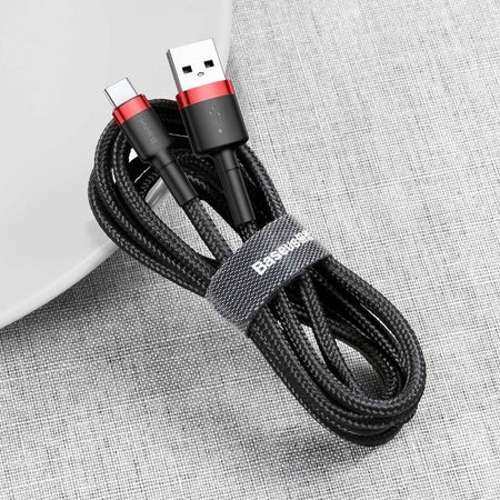 Baseus Cafule USB-C cable 2A 3m (Black+Red)