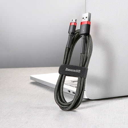Baseus Cafule Micro USB Cable 2A 3m (Black+Red)