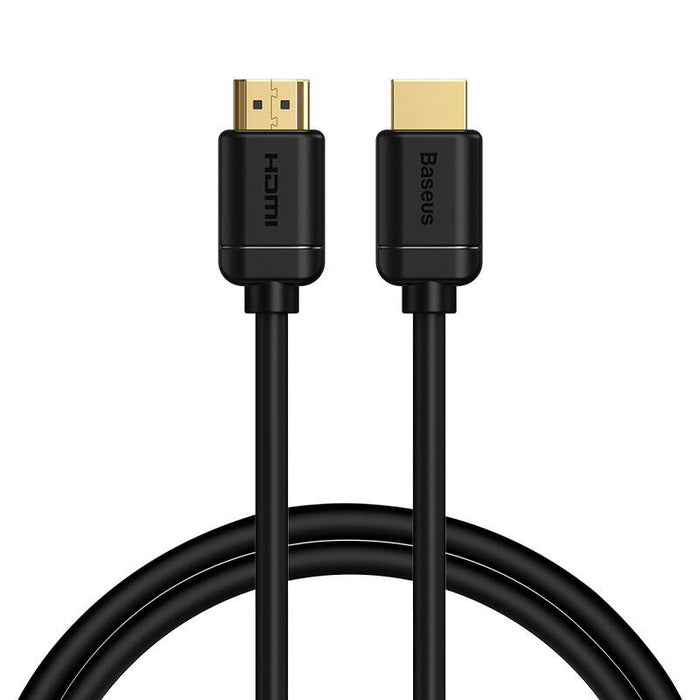 Baseus 2x HDMI 2.0 4K 60Hz Cable, 3D, HDR, 18Gbps, 1m (black)