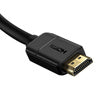 Baseus 2x HDMI 2.0 4K 60Hz Cable, 3D, HDR, 18Gbps, 2m (black)