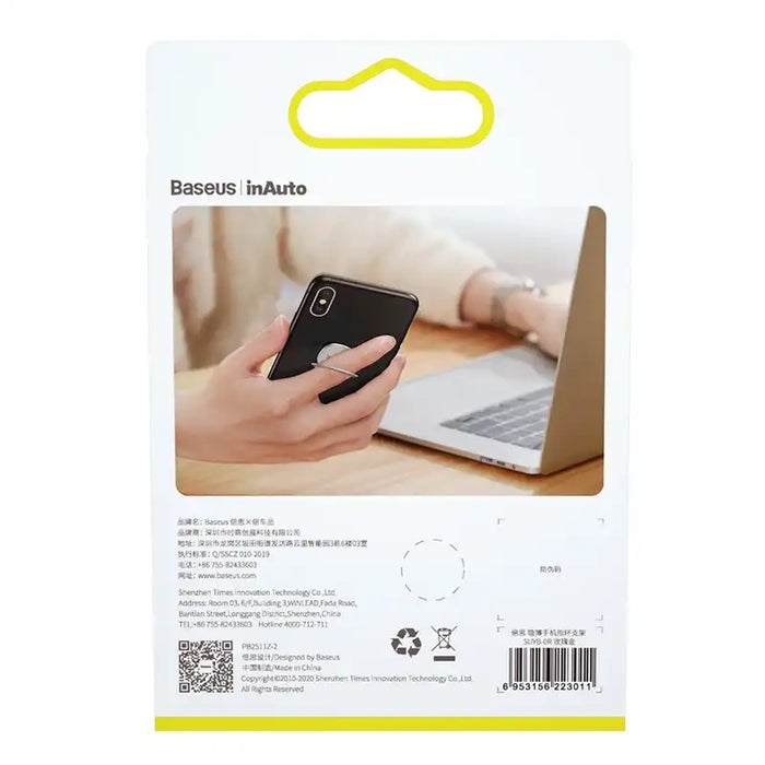 Baseus Invisible Ring holder for smartphones (silver)