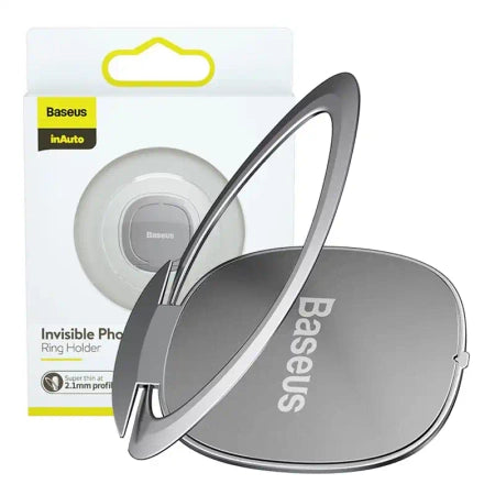 Baseus Invisible Ring holder for smartphones (silver)