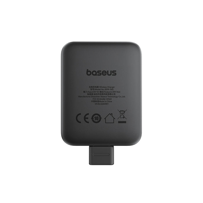 Baseus MagPro 2.5W Magnetic Inductive Charger for Apple Watch - Black