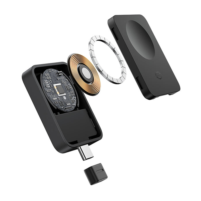 Baseus MagPro 2.5W Magnetic Inductive Charger for Apple Watch - Black