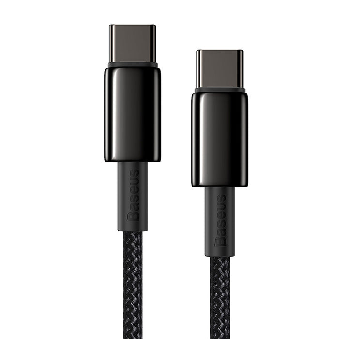 Baseus Tungsten Gold Cable Type-C to Type-C 100W 1m (black)