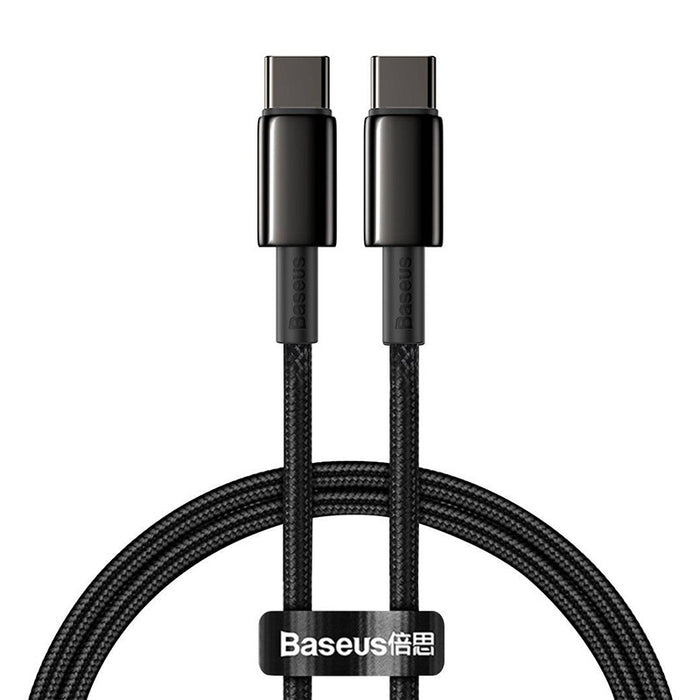 Baseus Tungsten Gold Cable Type-C to Type-C 100W 1m (black)