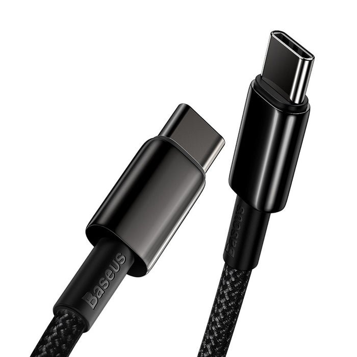 Baseus Tungsten Gold Cable Type-C to Type-C 100W 2m (black)