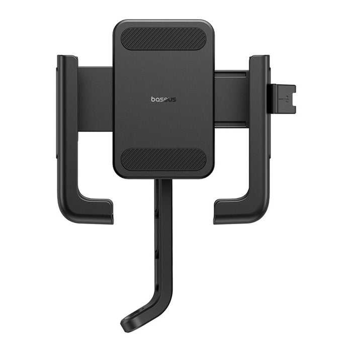 Baseus GoTrip Motorcycle Phone Holder for Mirror, with Shock Absorption - Black