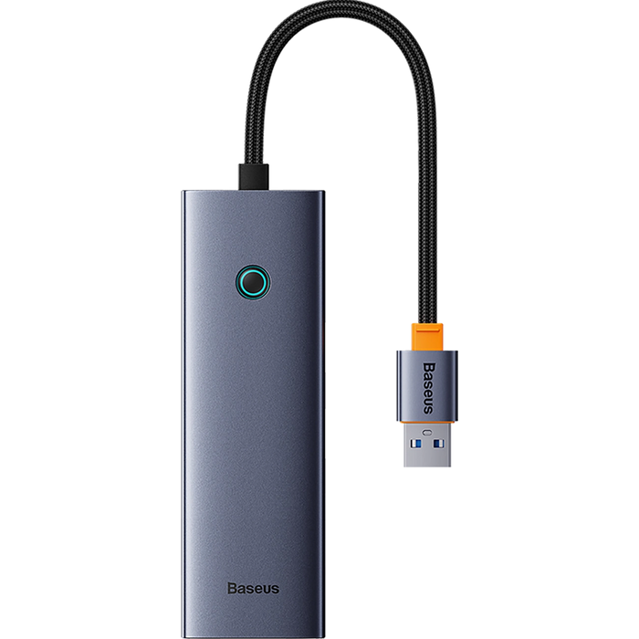 Baseus UltraJoy 4in1 USB-A Hub 3 x USB-A 3.0 + RJ45 - Gray
