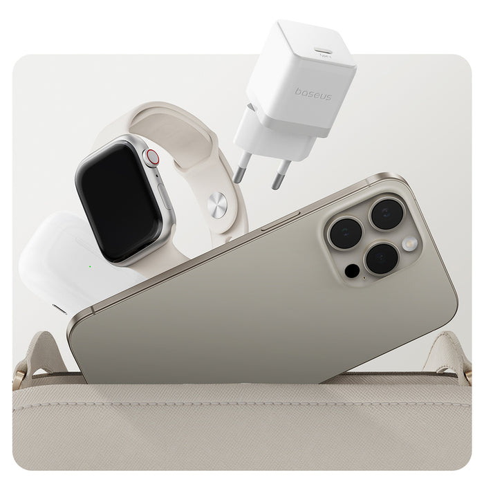 Baseus Palm 20W USB-C Wall Charger - White