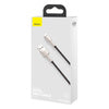 USB cable for Lightning Baseus Cafule, 2.4A, 1m (black)