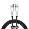 Cable USB-C to USB-C Baseus Cafule, 100W, 1m (black)