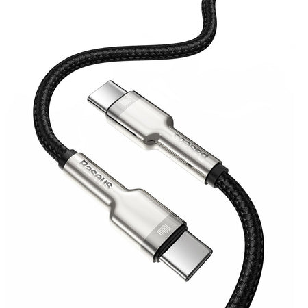Cable USB-C to USB-C Baseus Cafule, 100W, 2m (black)