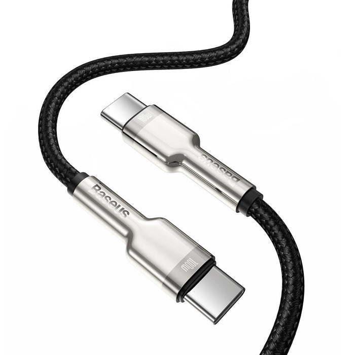 Cable USB-C to USB-C Baseus Cafule, 100W, 2m (black)