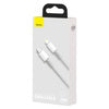 USB-C to Lightning Baseus High Density Braided Cable, 20W, PD, 2m (white)