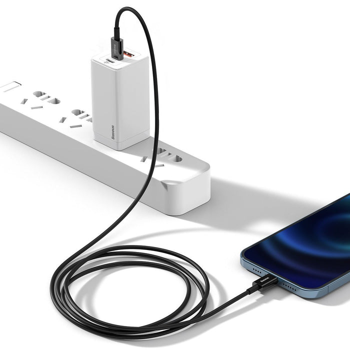 Baseus Superior Series Cable USB-C to iP, 20W, PD, 1m (black)