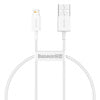 Baseus Superior Series Cable USB to Lightning, 2.4A, 0,25m (white)