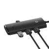 Baseus Lite Series Hub 4in1 USB to 4x USB 3.0, 25cm (Black)