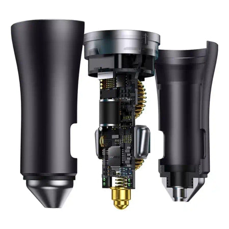 Baseus Golden Contactor Pro car charger, 2x USB-C, 40W (Dark Gray)