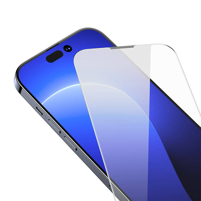 Baseus Crystal Tempered Glass Dust-proof 0.3mm for iPhone 14 Pro (2pcs)