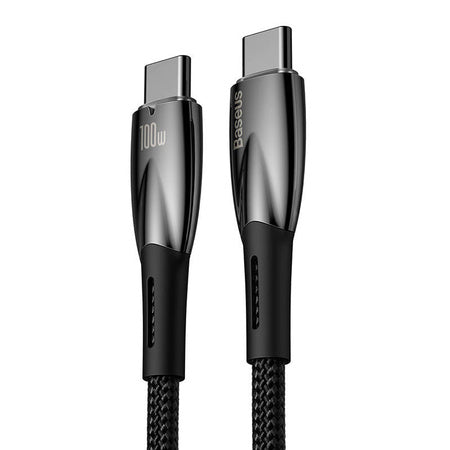 USB-C cable for USB-C Baseus Glimmer Series, 100W, 1m (Black)
