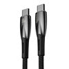 USB-C cable for USB-C Baseus Glimmer Series, 100W, 1m (Black)