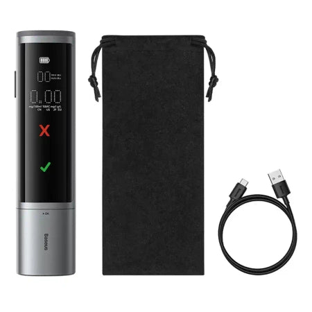 Electronic Breathalyzer Baseus SafeJourney Pro (Grey)