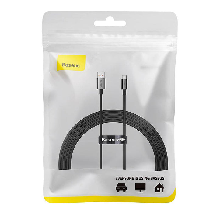 Cable USB do USB-C Baseus Superior 100W 2m (black)