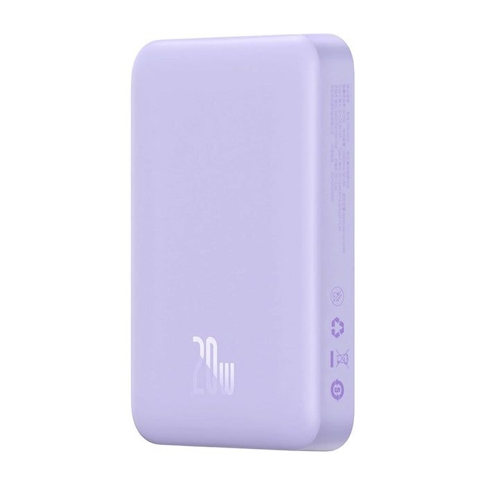 Powerbank Baseus Magnetic Mini 10000mAh, USB-C  20W MagSafe (purple)