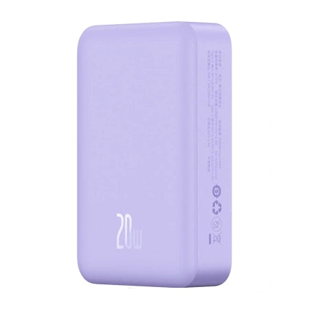 Powerbank Baseus Magnetic Mini 20000mAh, USB-C  20W MagSafe (purple)