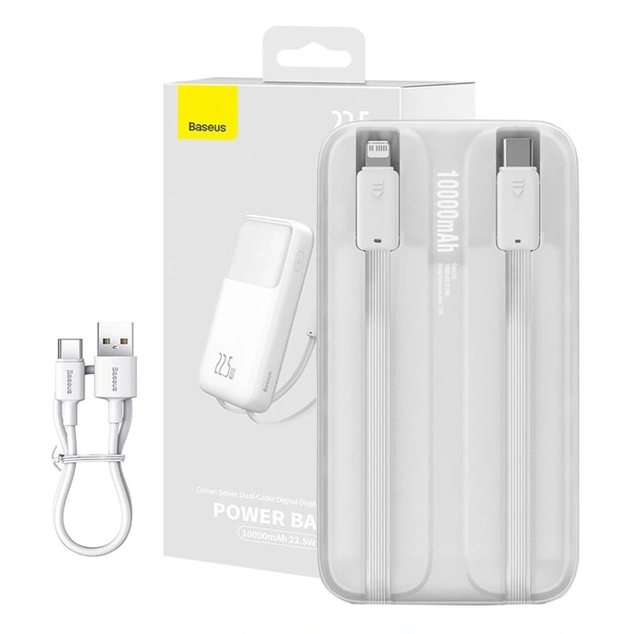 Powerbank Baseus Comet 10000mAh, 22.5W (white)
