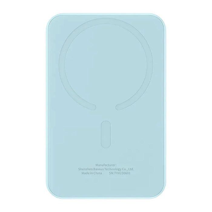Magnetic Mini Powerbank Baseus 5000mAh, USB-C 20W (blue)