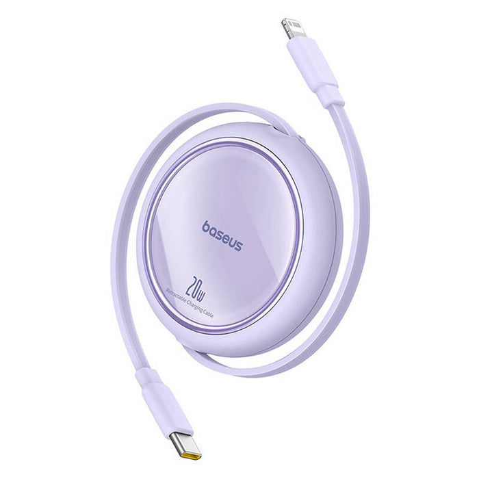 USB Cable Baseus Free2Pull USB-C to iP 20W 1m (purple)