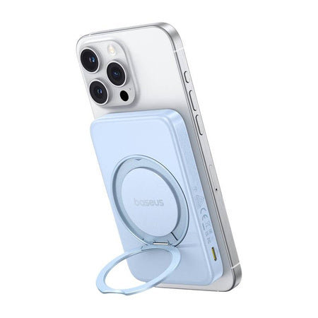 Baseus powerbank with stand PicoGo Qi2 5000mAh 20W (blue)
